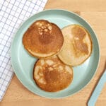 Receta de tortitas de harina de castañas para niños y bebés