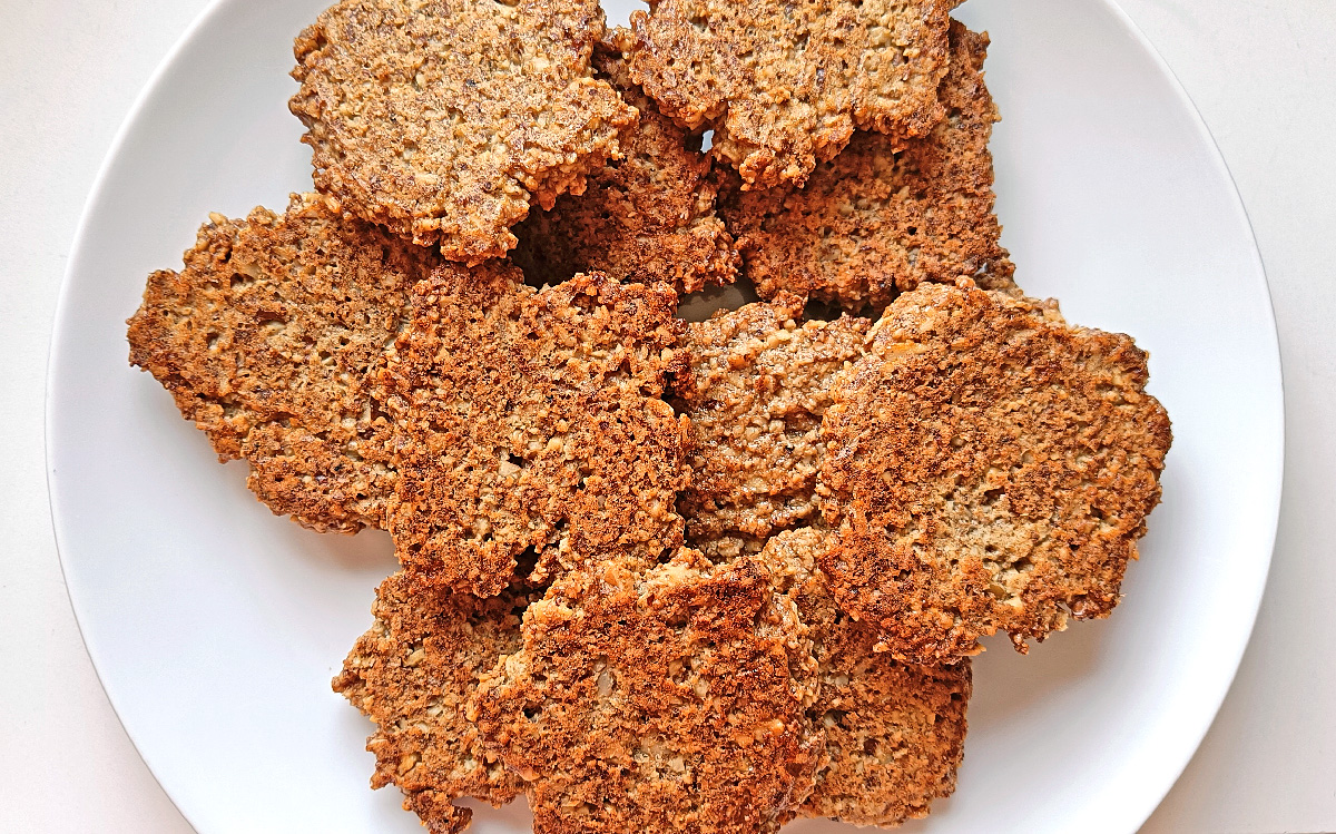 Galletas de nueces: galletas horneadas