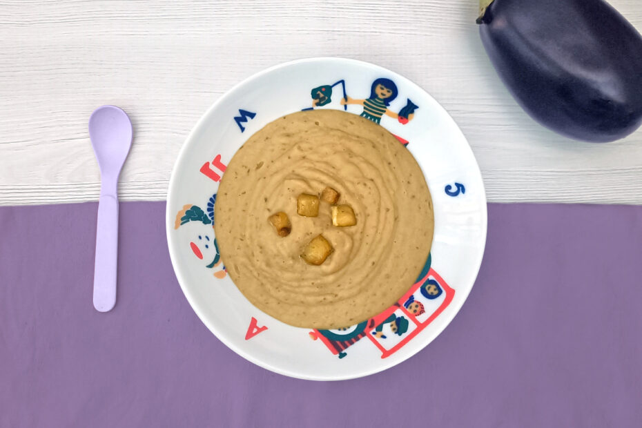 Receta de puré de berenjena para niños y bebés