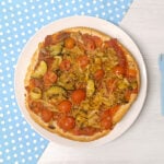 Receta de coca de verduras para niños y bebés