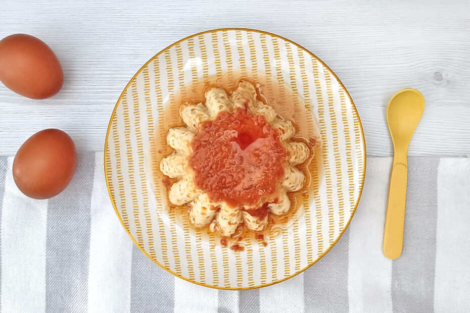 Receta de flan de huevo casero para niños y bebés