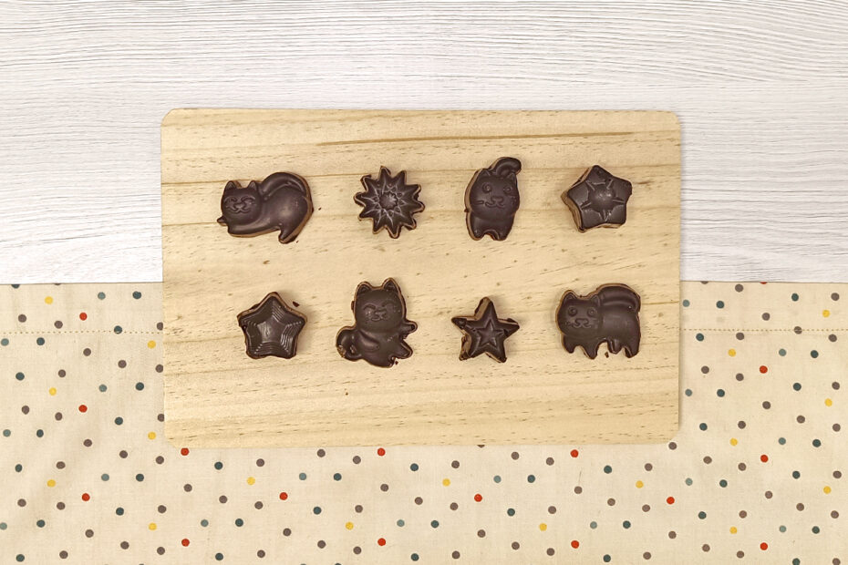 Receta de bombones de chocolate caseros para niños y bebés